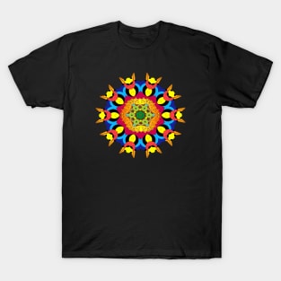 trendy Gaming Mandala art Classical and symmetrical repeated pattern T-Shirt